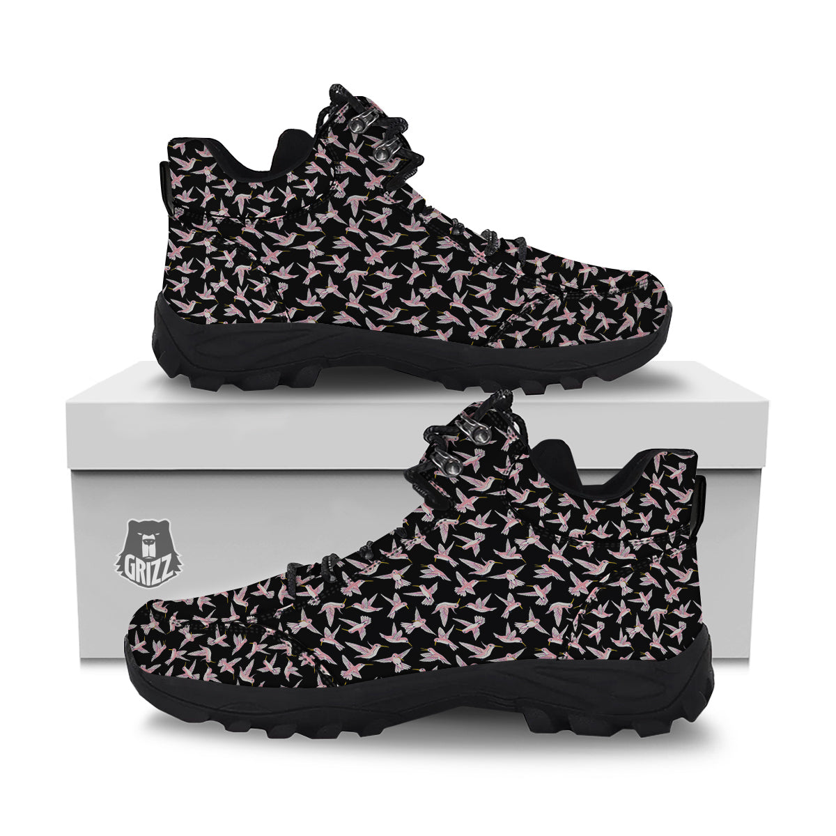 Ladybird Cute Print Pattern Hiking Shoes-grizzshop