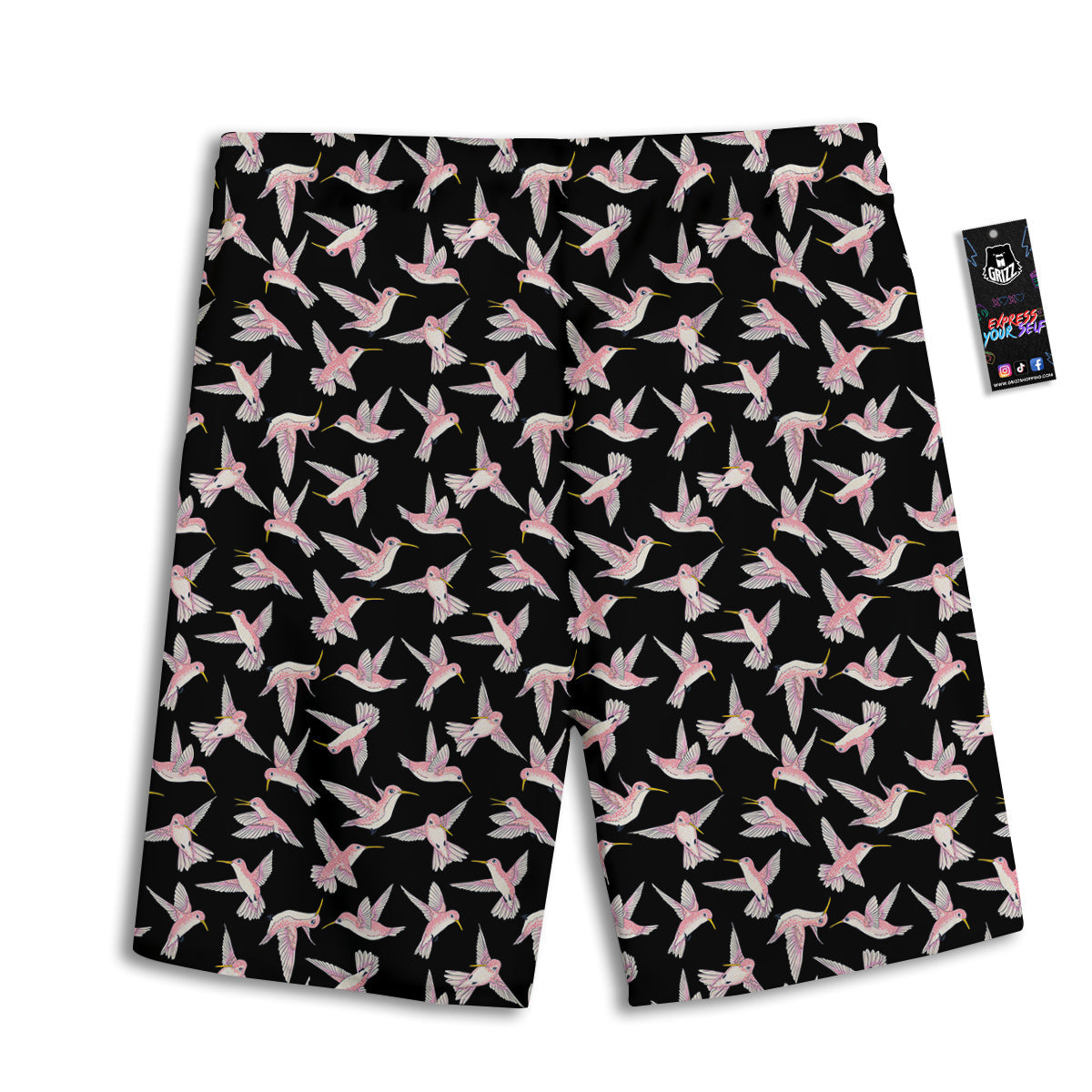 Milk Pattern Print Men's Athletic Shorts
