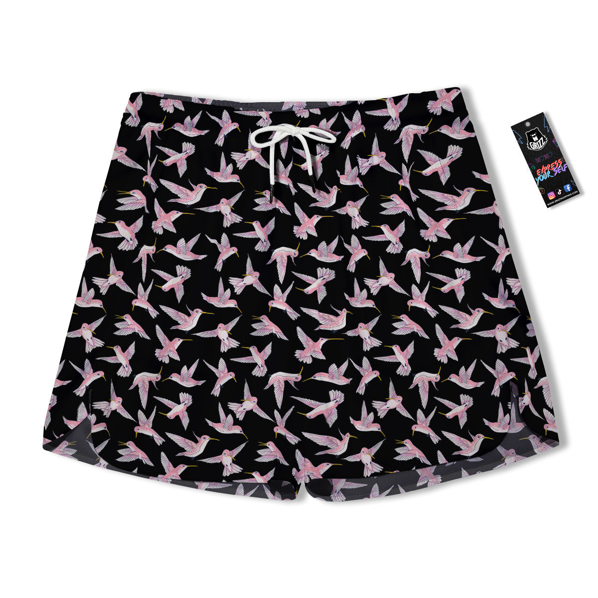 Ladybird Cute Print Pattern Men's Running Shorts-grizzshop