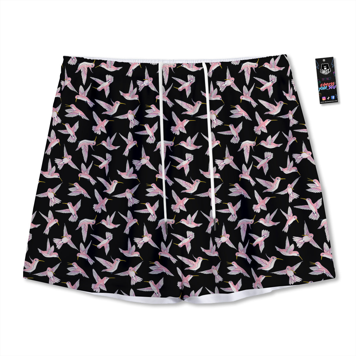 Ladybird Cute Print Pattern Mesh Shorts