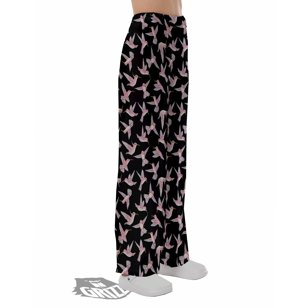 Ladybird Cute Print Pattern Pajama Pants-grizzshop