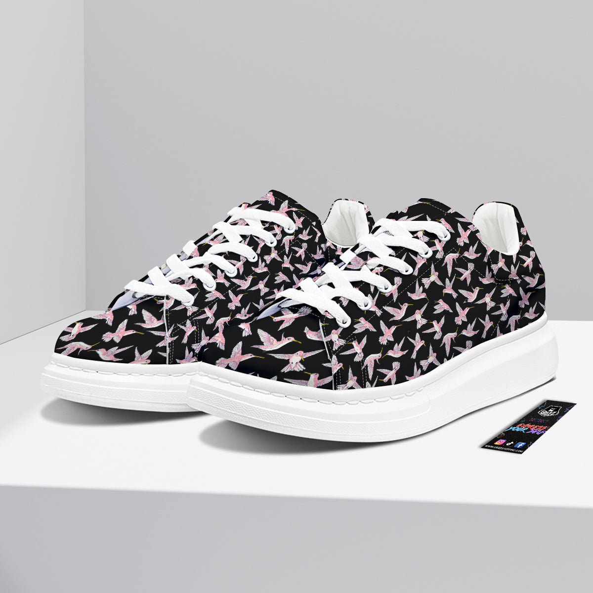 Ladybird Cute Print Pattern Platform Shoes-grizzshop