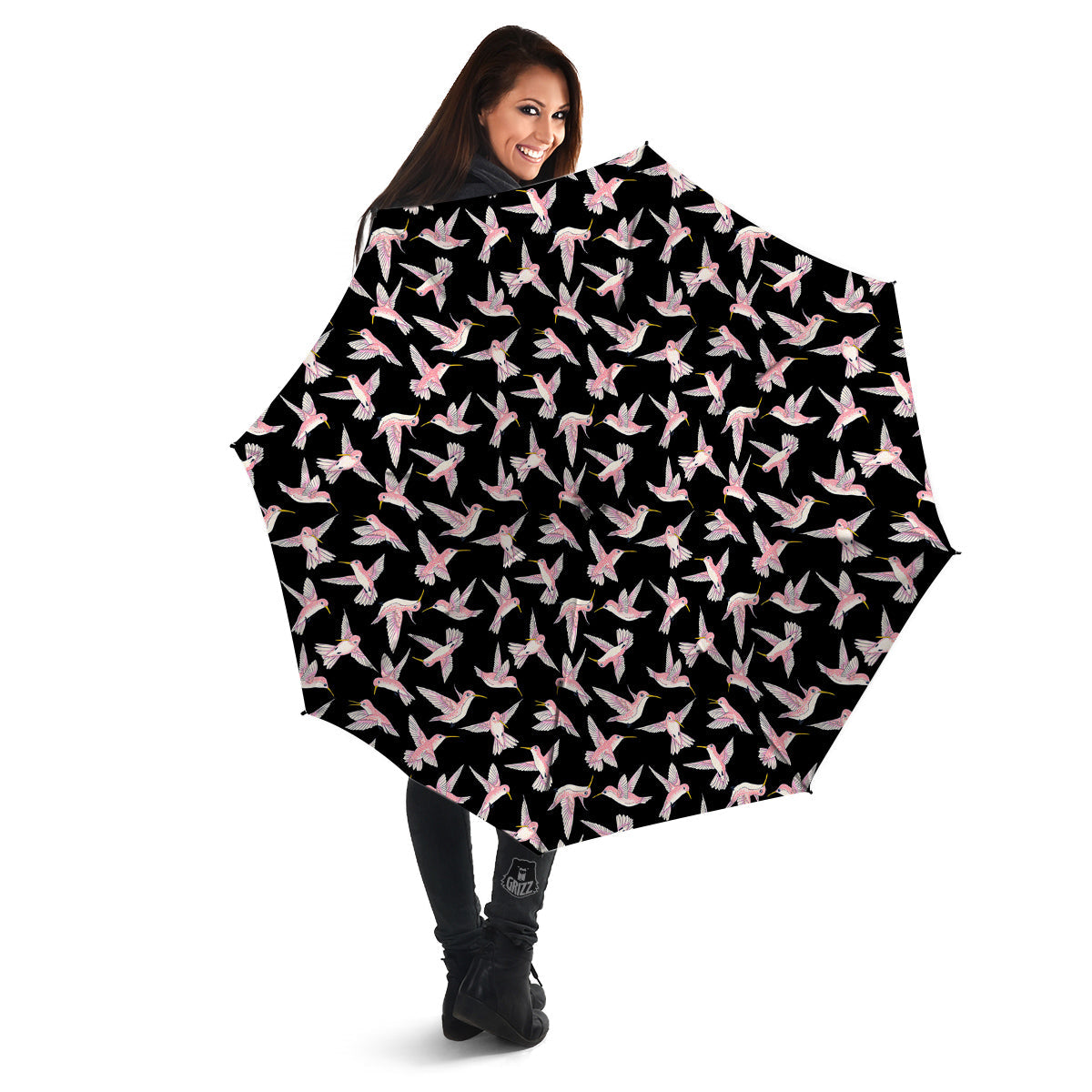 Ladybird Cute Print Pattern Umbrella-grizzshop