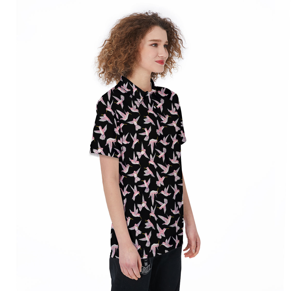 Ladybird Cute Print Pattern Women's Golf Shirts-grizzshop