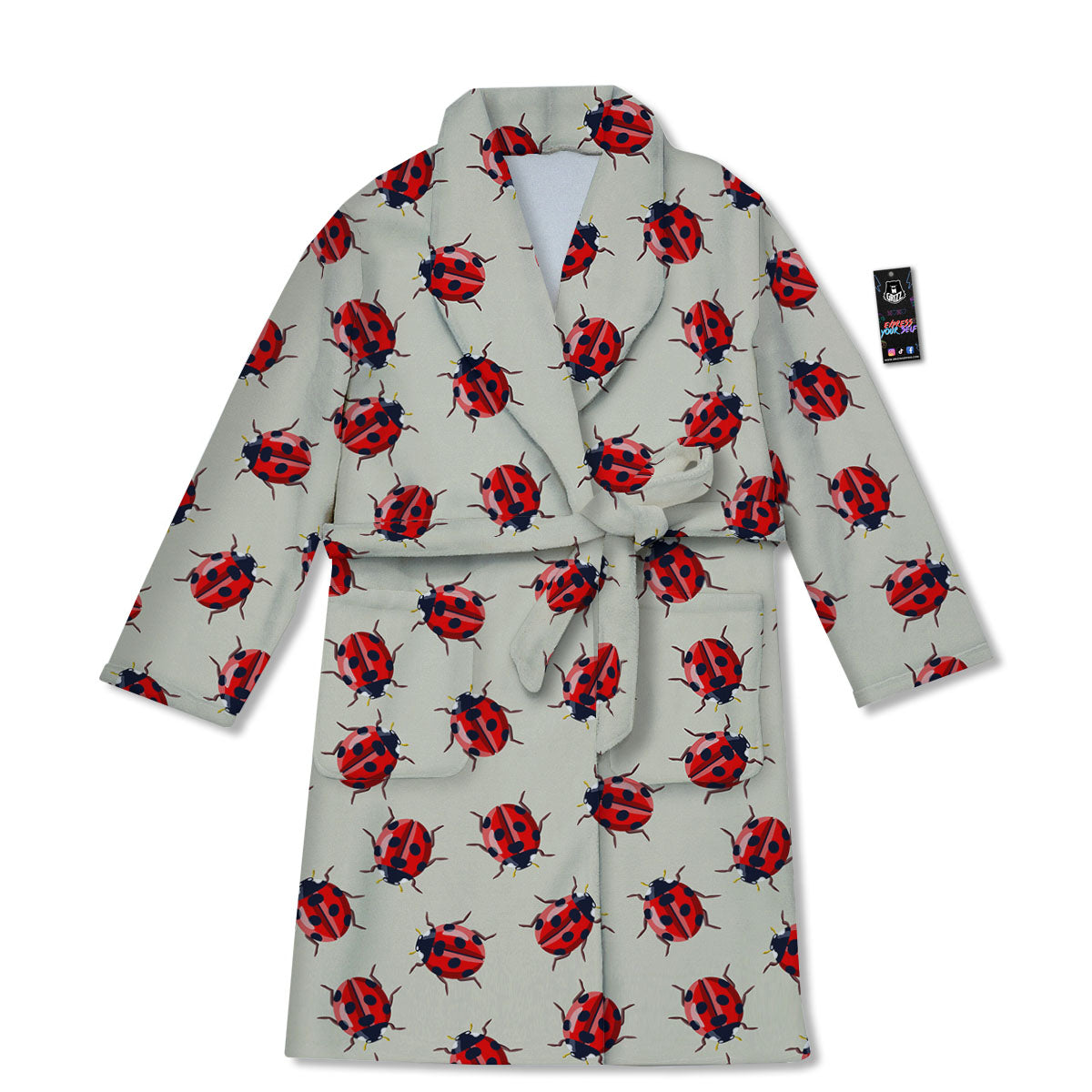 Ladybird Little Print Pattern Bathrobe-grizzshop