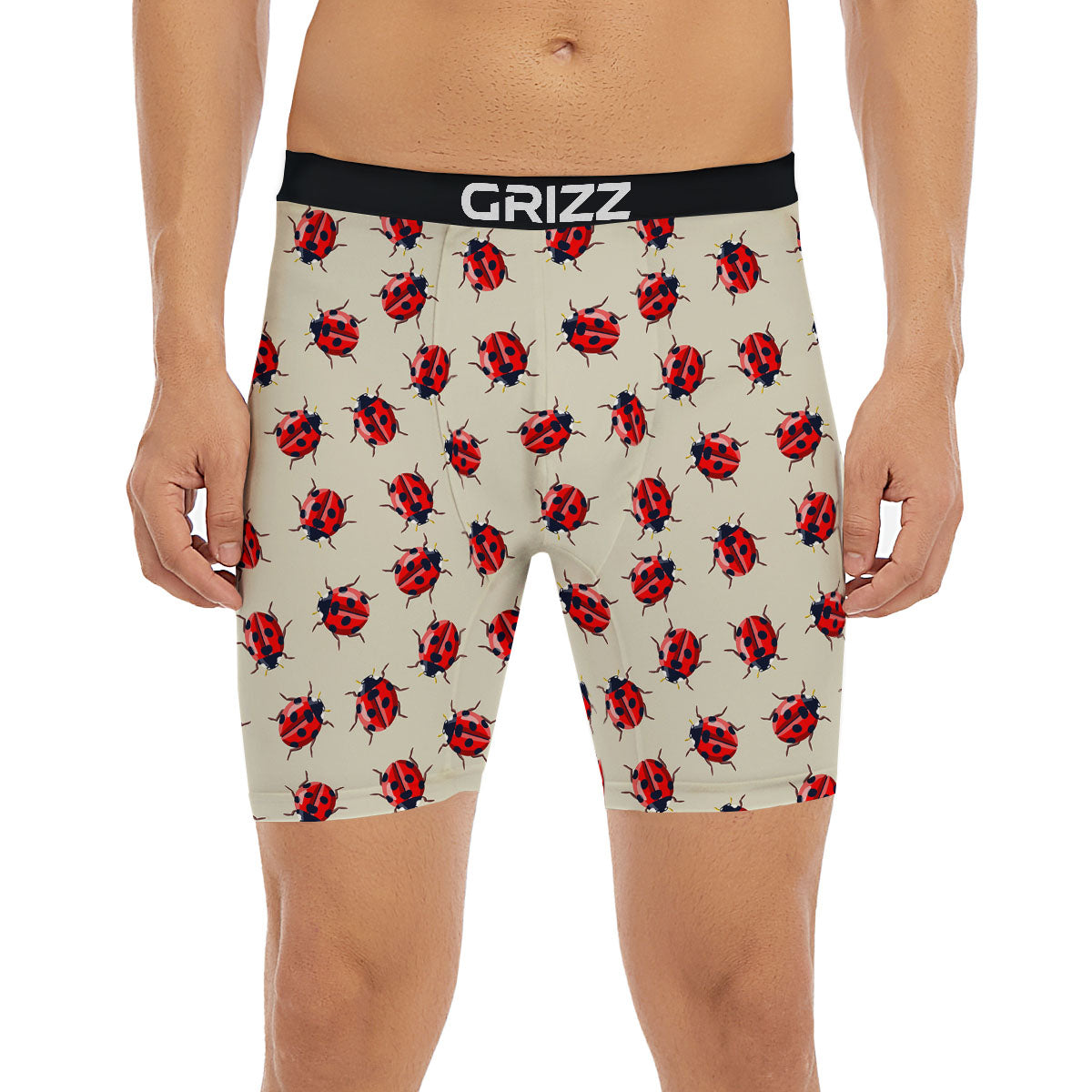 Ladybird Little Print Pattern Boxer Briefs-grizzshop