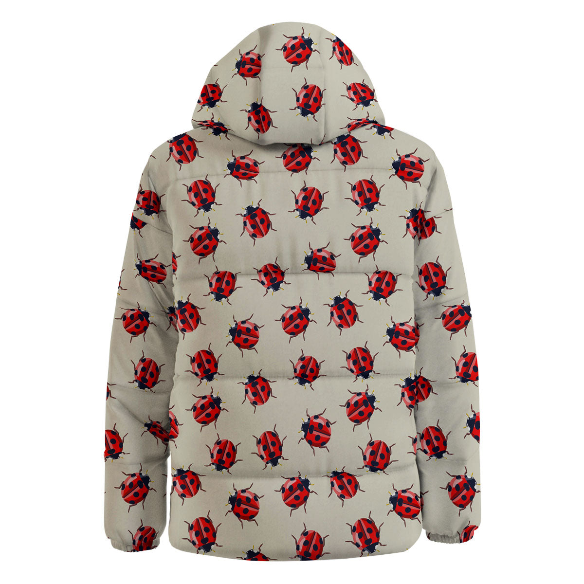 Ladybird Little Print Pattern Down Jacket-grizzshop