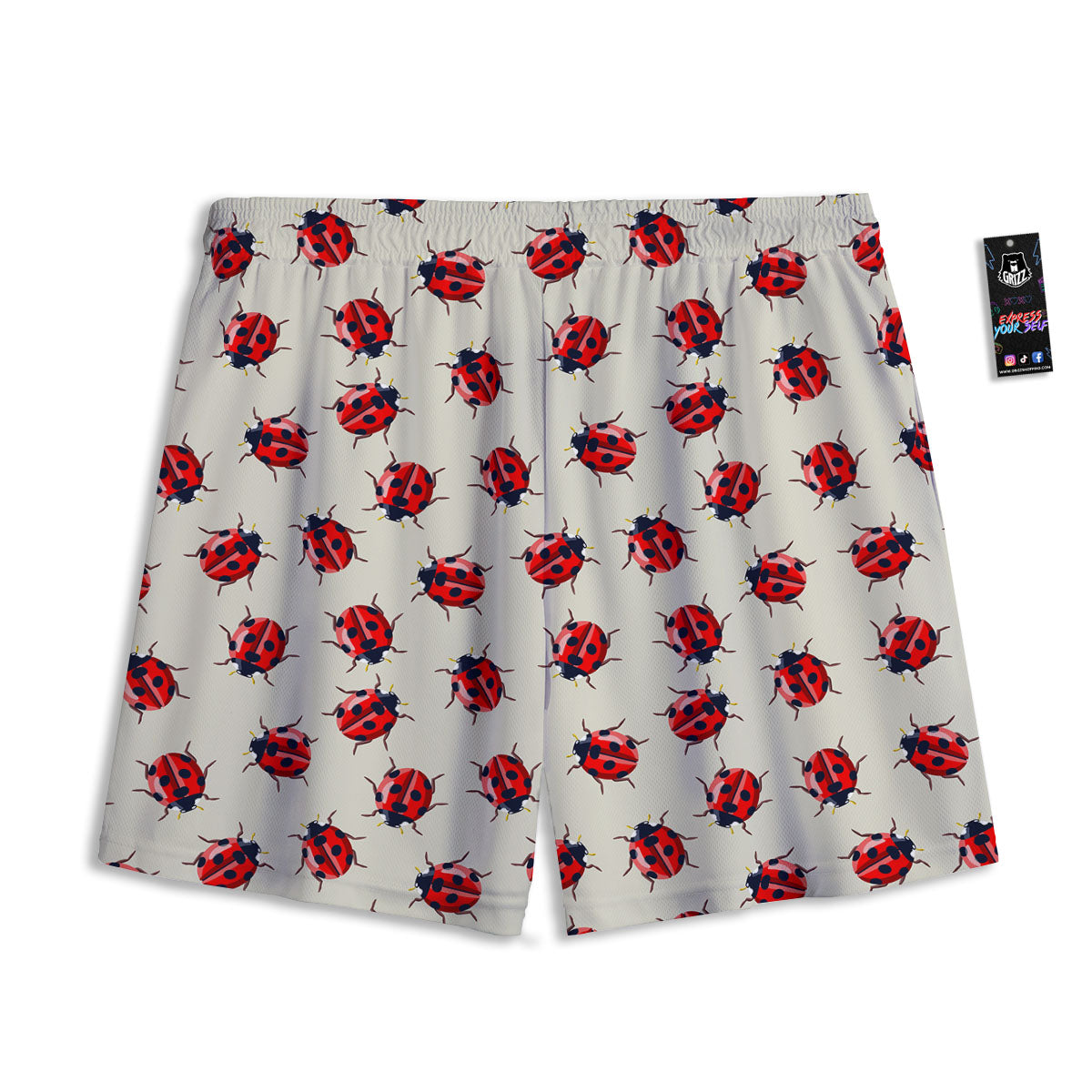 Ladybird Little Print Pattern Mesh Shorts