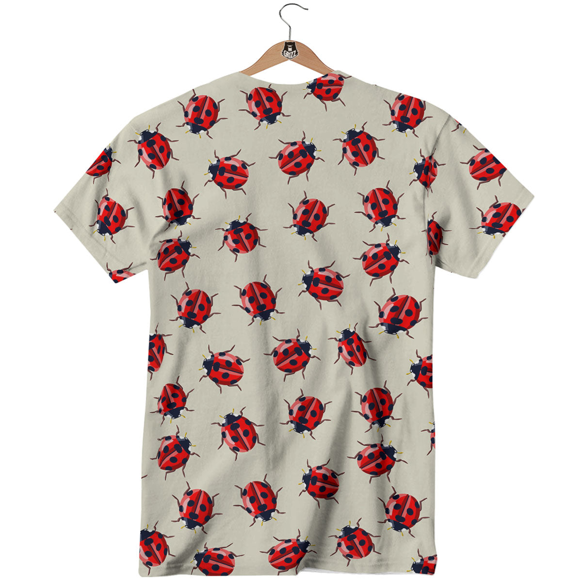 Ladybird Little Print Pattern T-Shirt-grizzshop