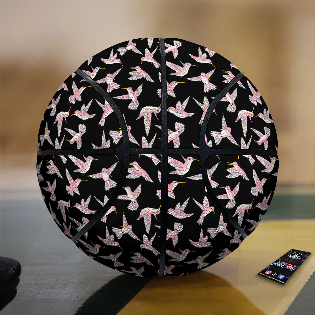 Milk Pattern Print Basketball