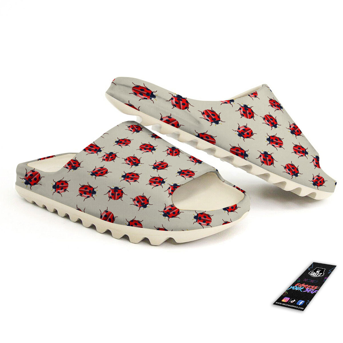 Ladybird Little Print Pattern Sandals-grizzshop