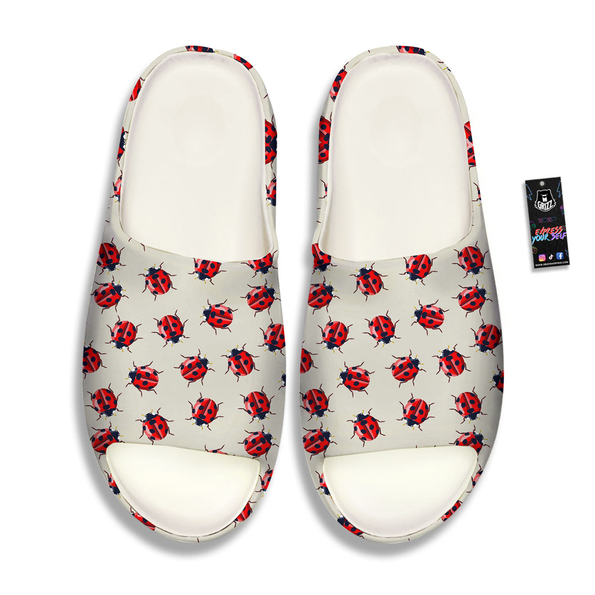 Ladybird Little Print Pattern Sandals-grizzshop