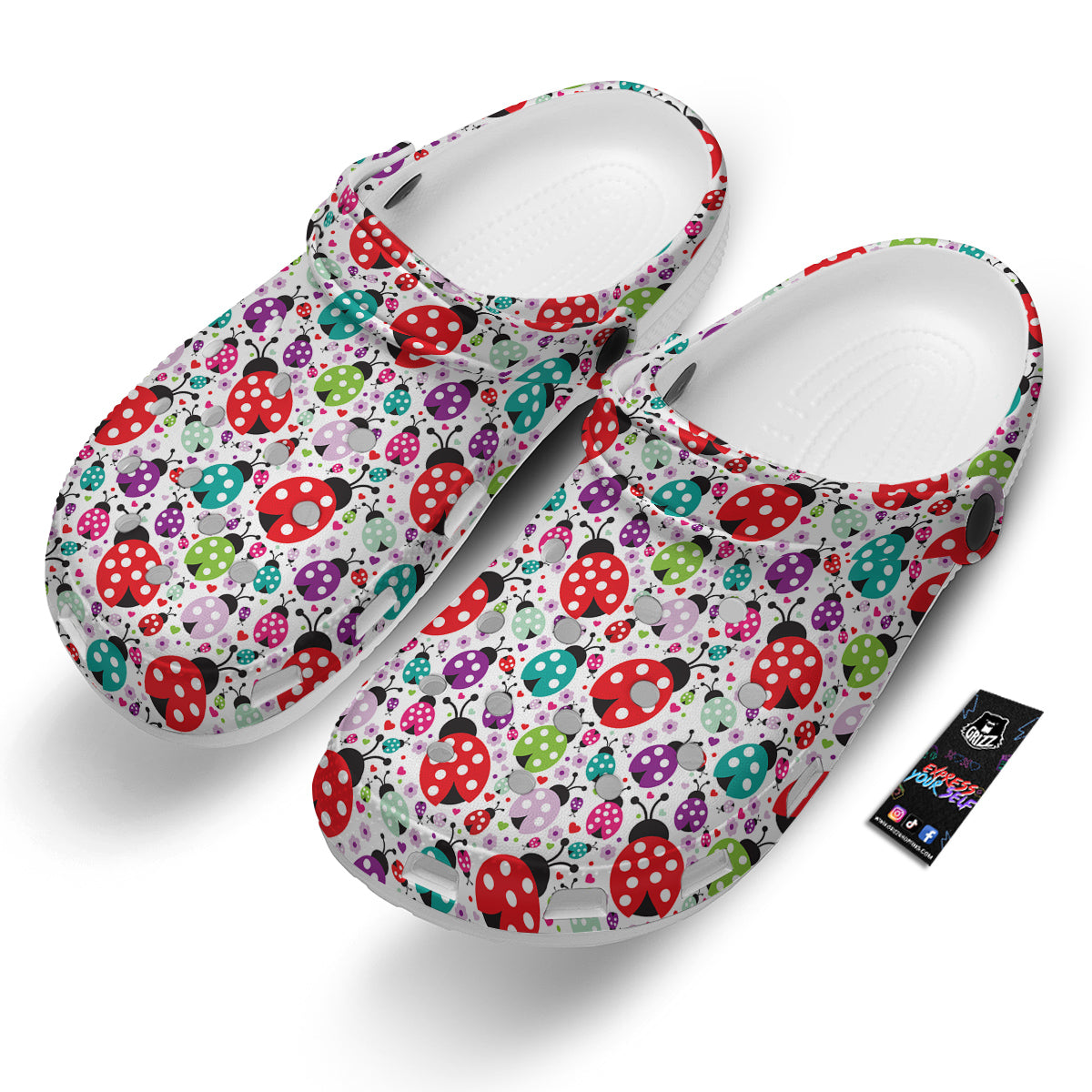 Ladybug Cute Print Pattern Clog-grizzshop