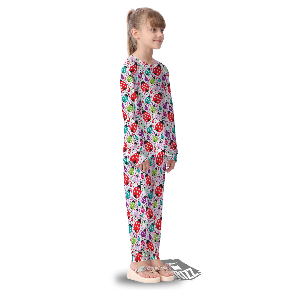Ladybug Cute Print Pattern Kid's Pajamas-grizzshop