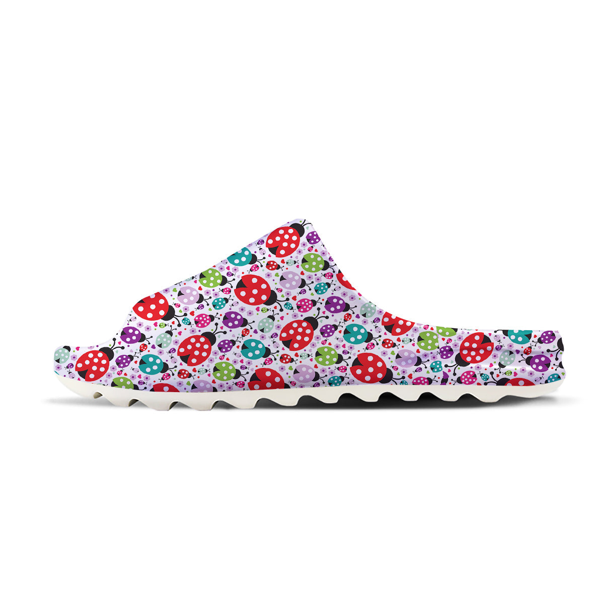 Ladybug Cute Print Pattern Sandals-grizzshop