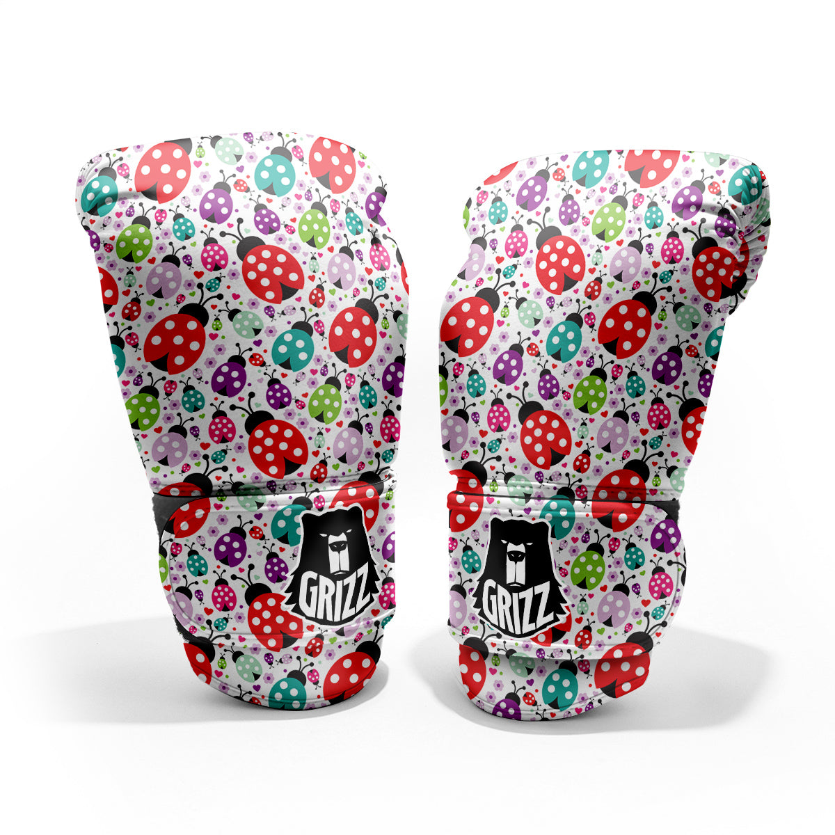 Ladybug Cute Print Pattern Sparring Gloves-grizzshop
