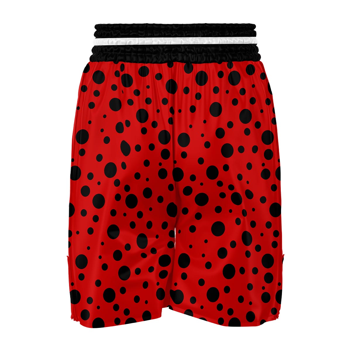 Ladybug Pattern Print Boxing Shorts-grizzshop