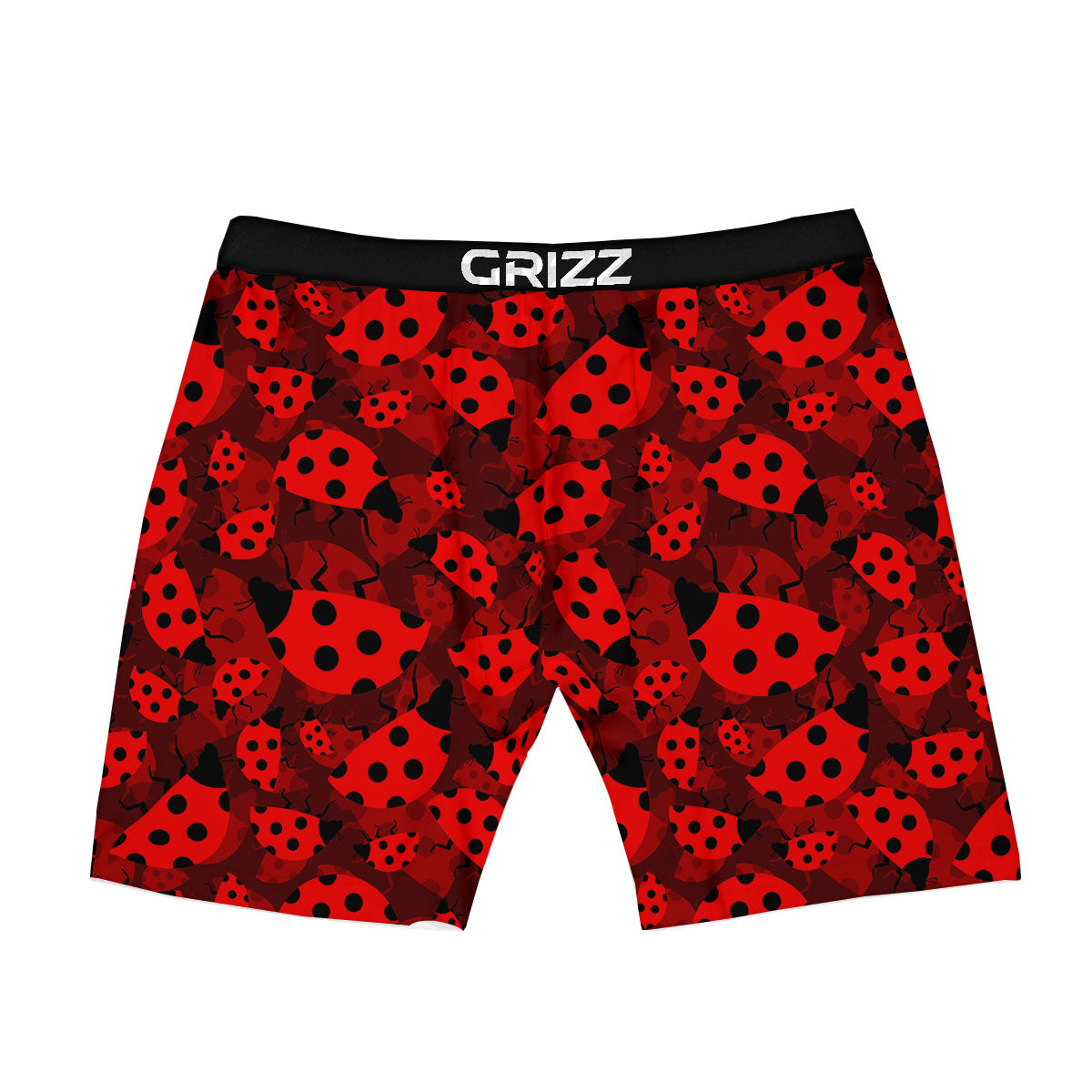 Ladybug Red Print Pattern Boxer Briefs-grizzshop