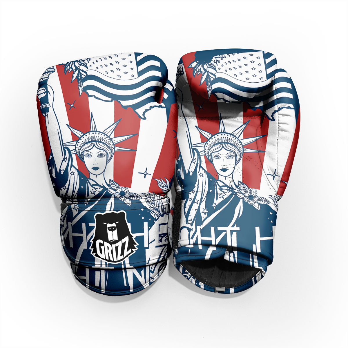 Land Of Liberty American Print Pro Boxing Glove