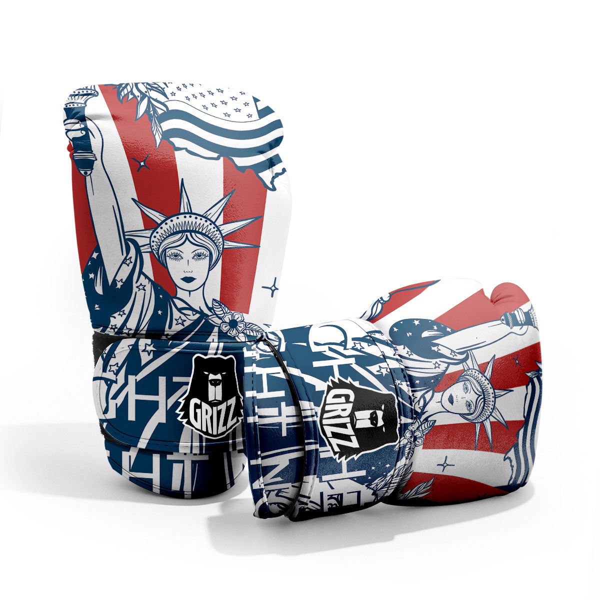 Land Of Liberty American Print Pro Boxing Glove
