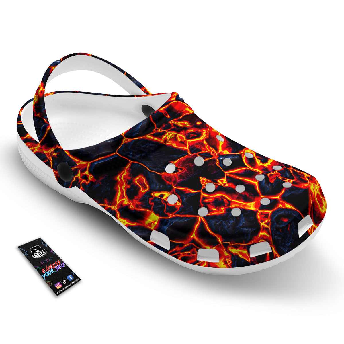 Lava Molten Print Clog-grizzshop