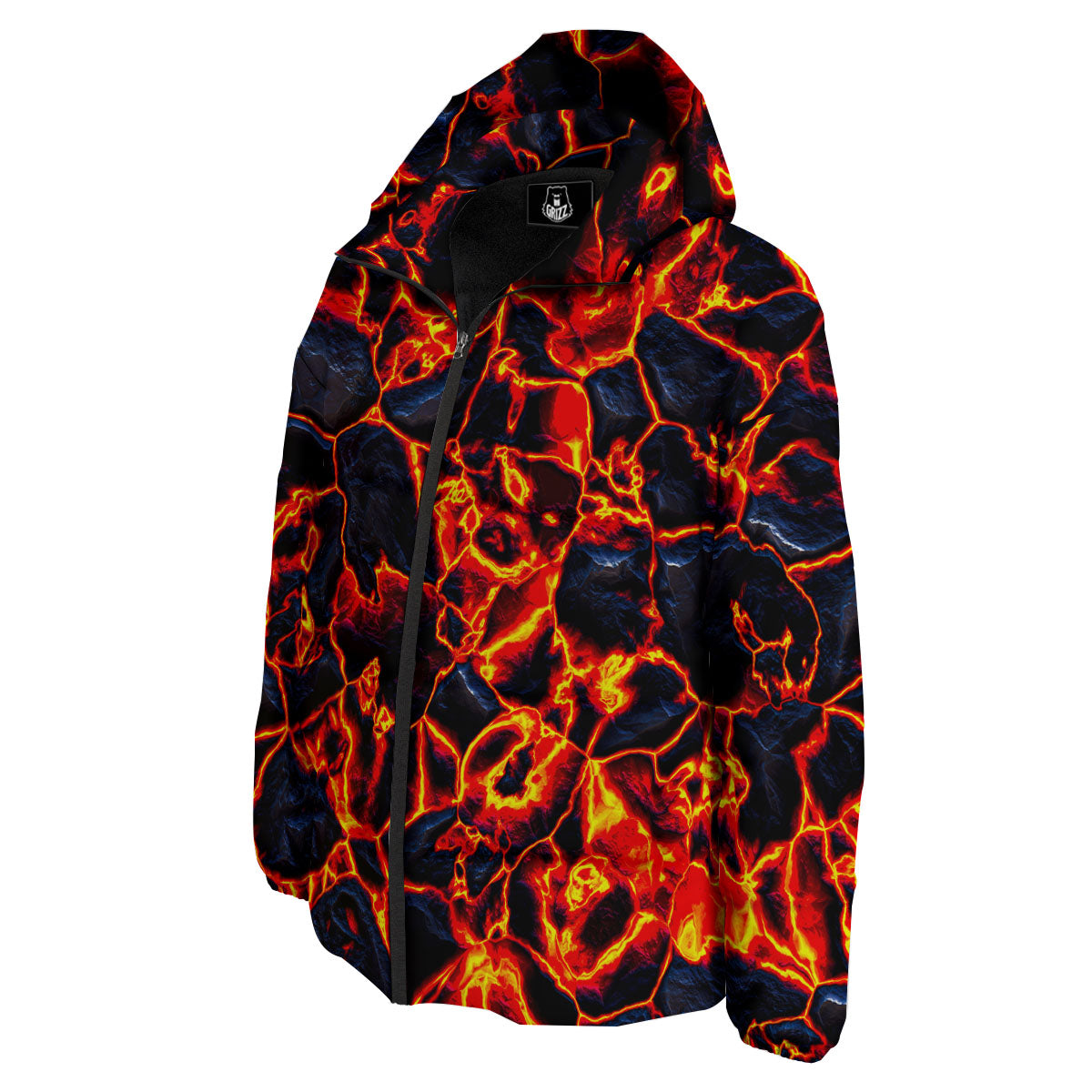 Lava Molten Print Down Jacket-grizzshop