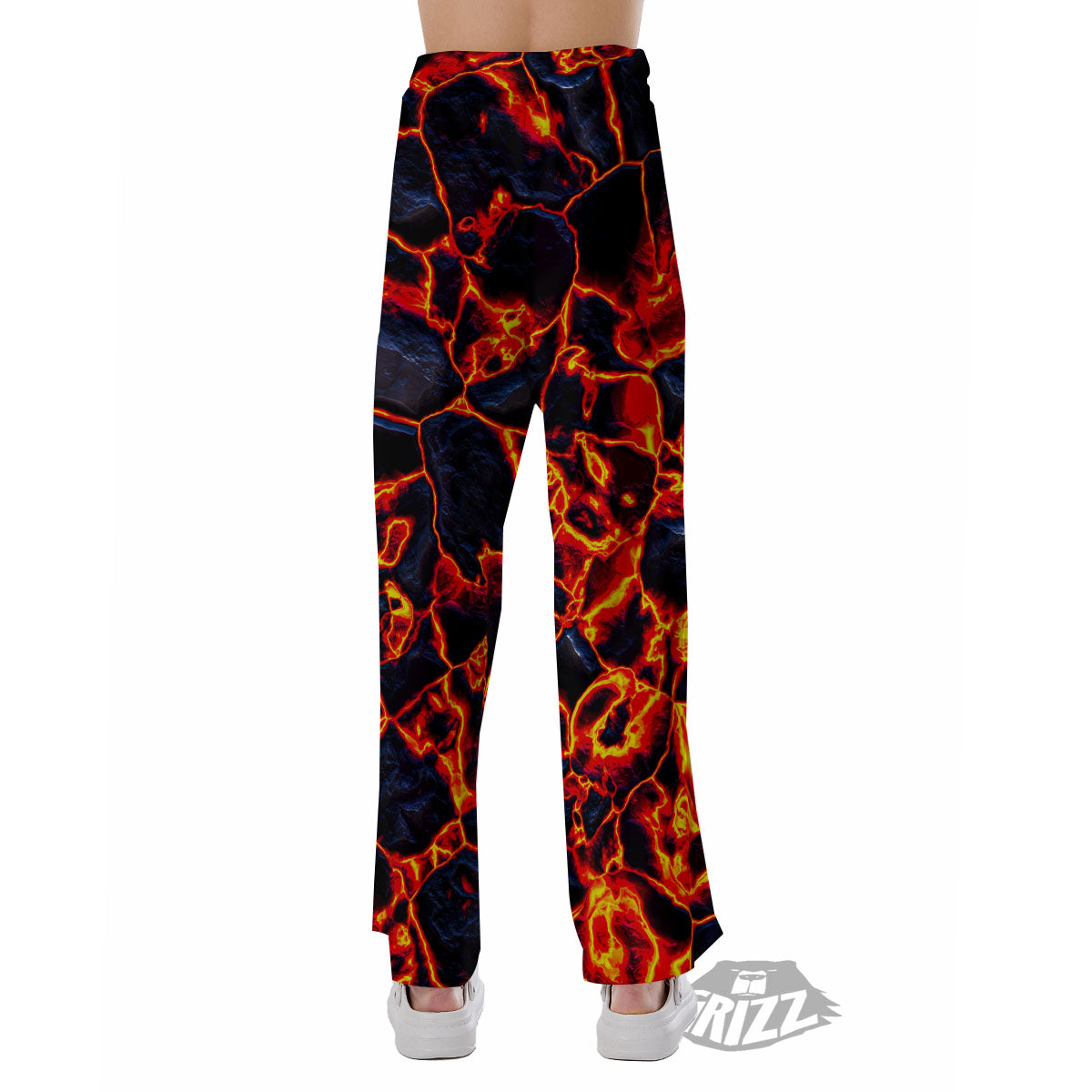 Lava Molten Print Pajama Pants-grizzshop