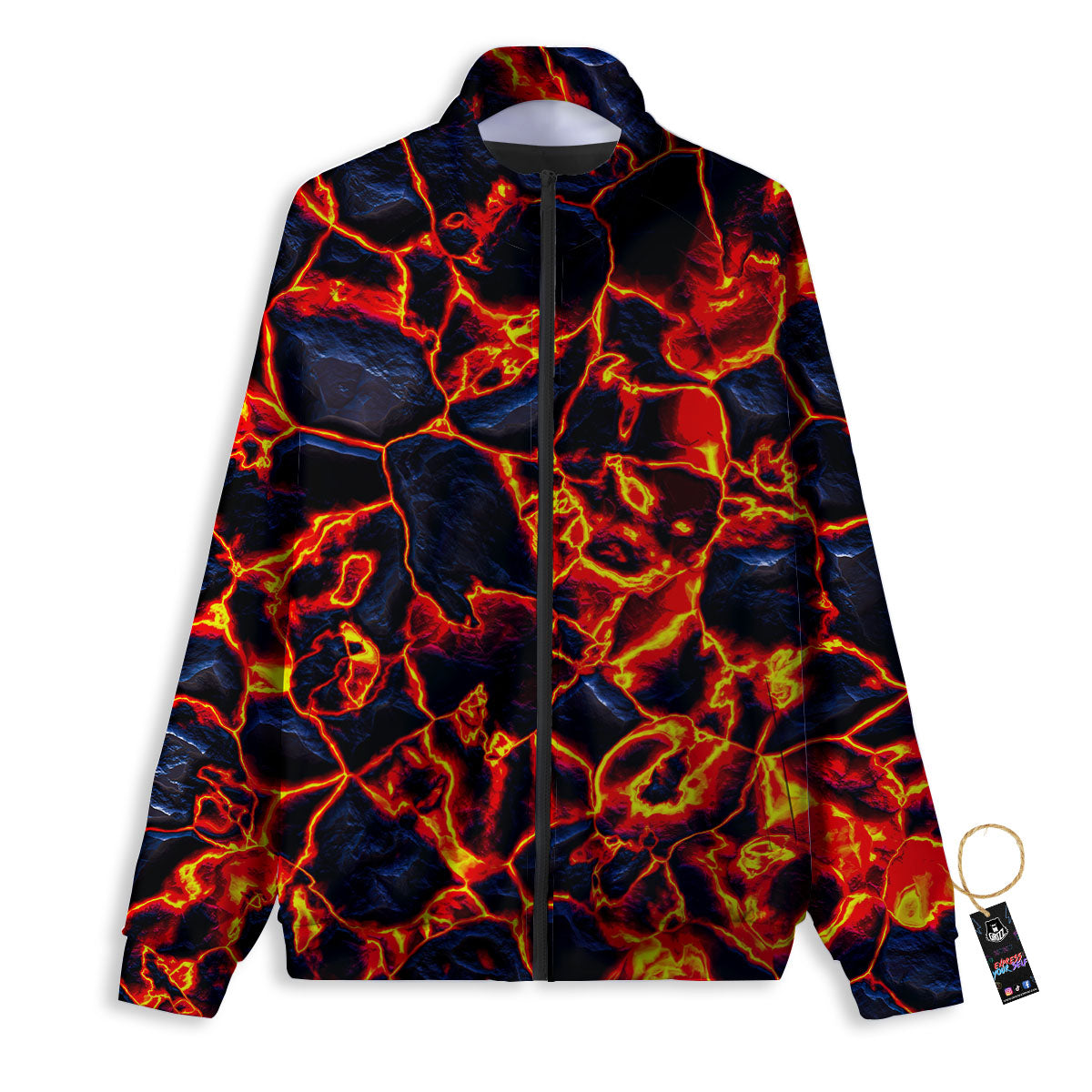 Lava Molten Print Track Jacket-grizzshop