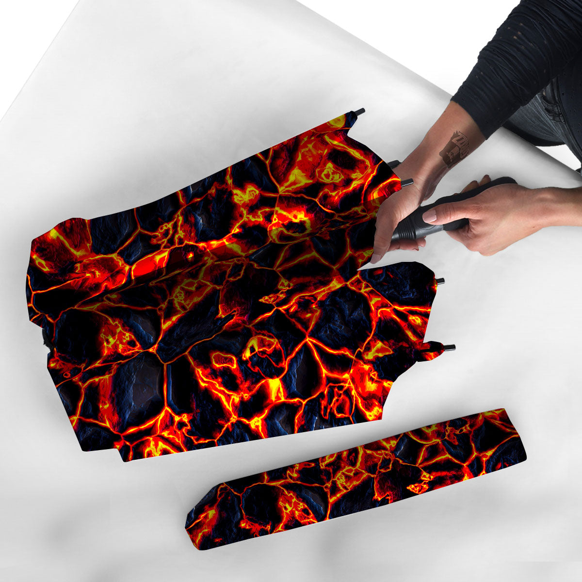 Lava Molten Print Umbrella-grizzshop