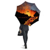 Lava Volcano Print Umbrella-grizzshop