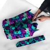 Leaf Green And Purple Print Pattern Umbrella-grizzshop