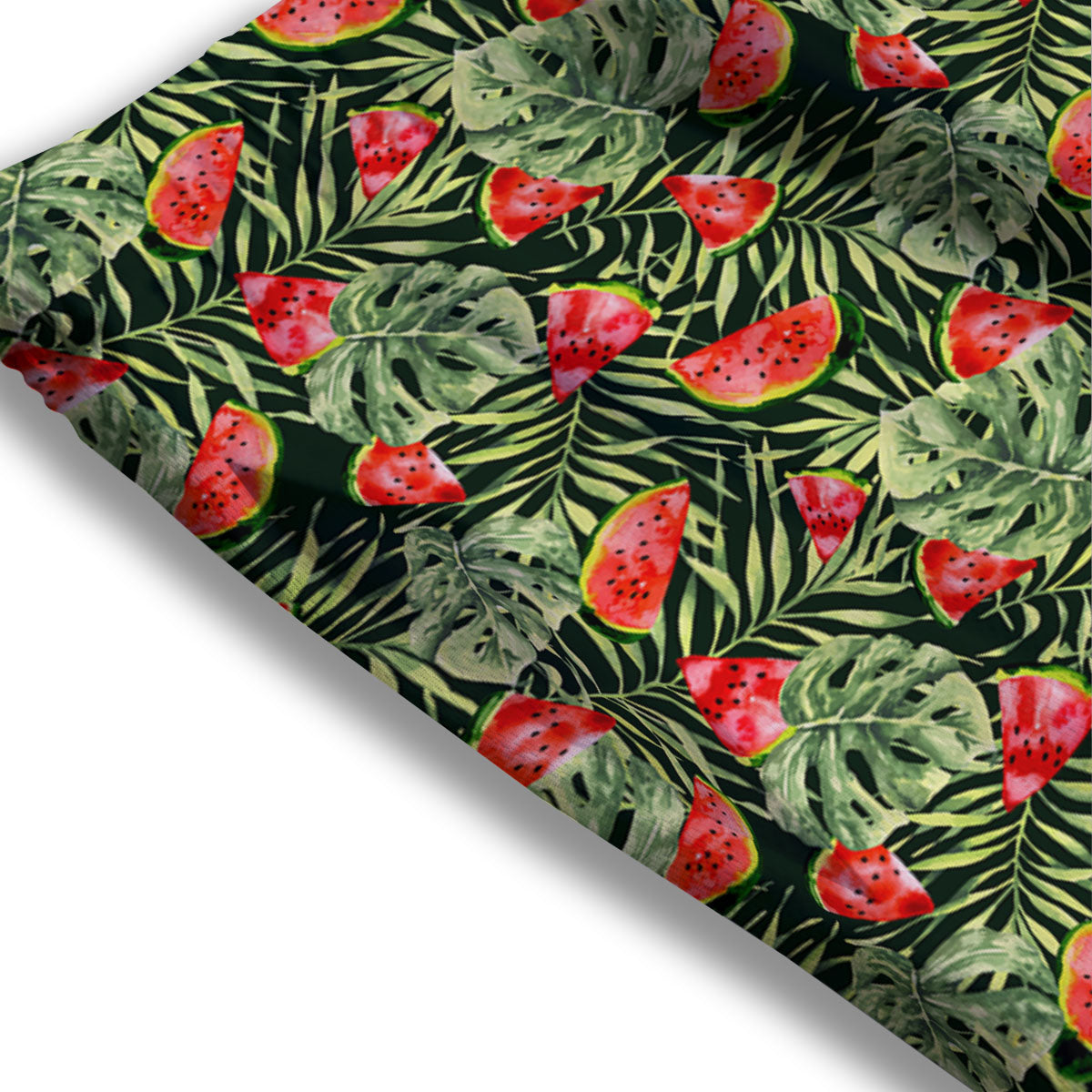 Ivy Leaf Green Print Pattern Mesh Shorts