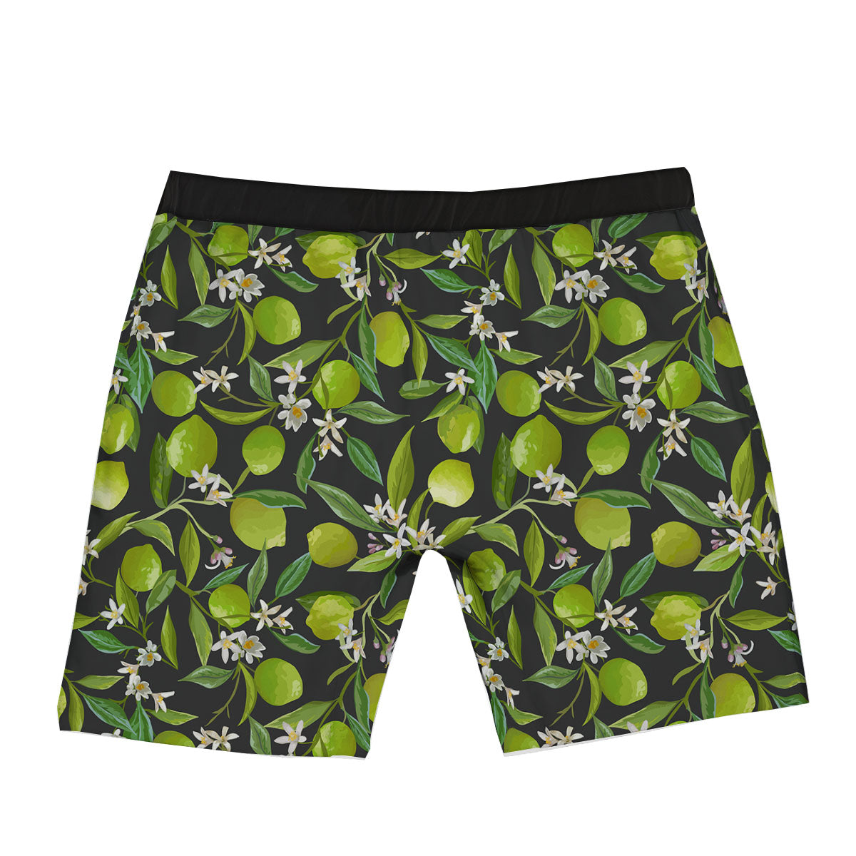 Lemon And Lime Print Pattern Boxer Briefs-grizzshop