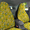 Lemon Yellow Topic Fruits Print Pattern Car Seat Covers-grizzshop