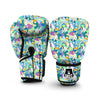 Lemur Colorful Pattern Print Boxing Gloves-grizzshop