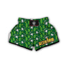 Lemur Print Pattern Muay Thai Boxing Shorts-grizzshop