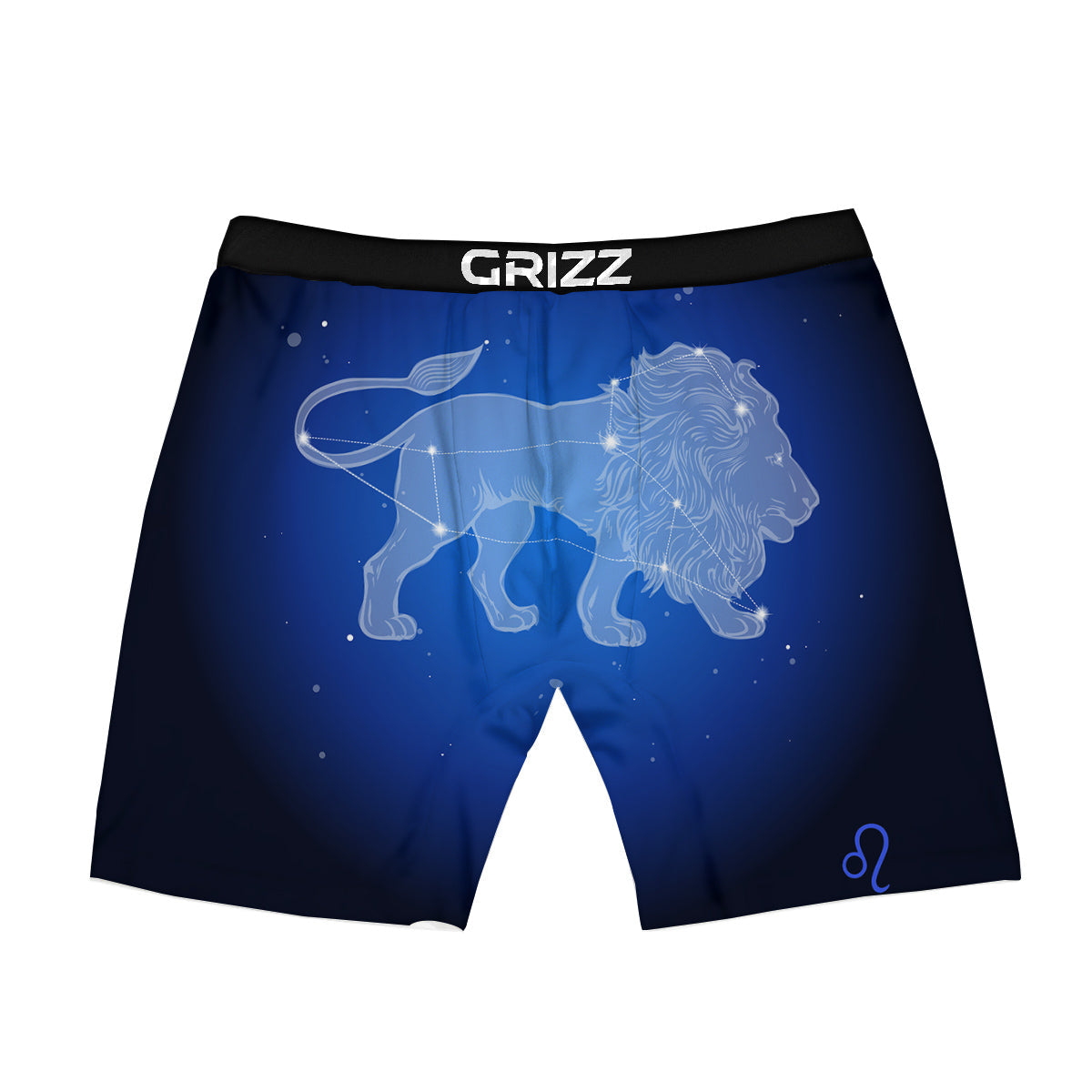 Leo Constellation Print Boxer Briefs-grizzshop