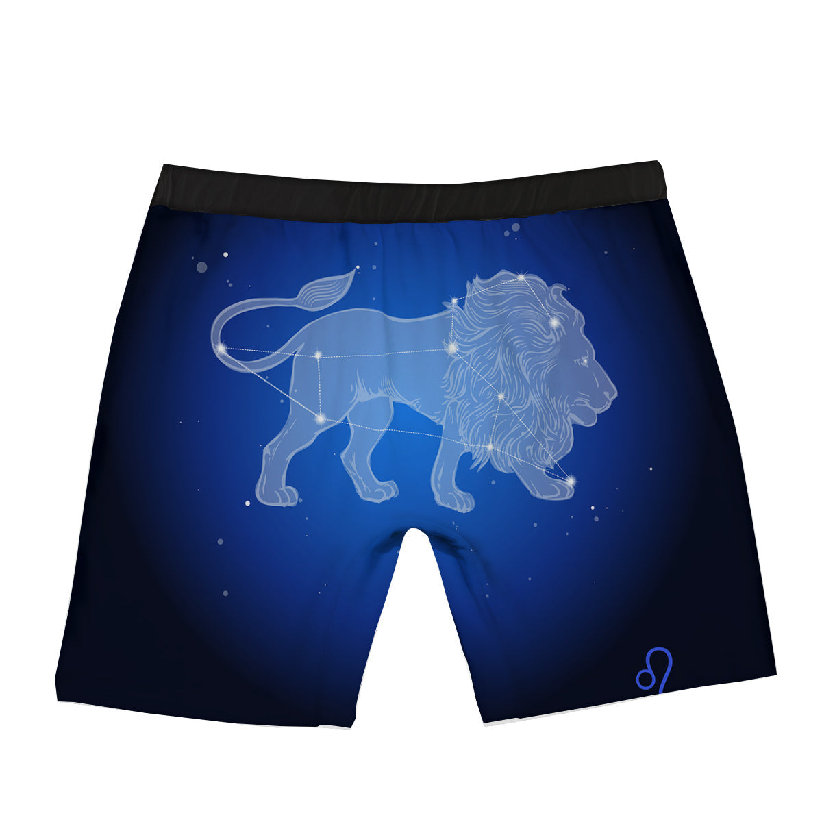 Leo Constellation Print Boxer Briefs-grizzshop