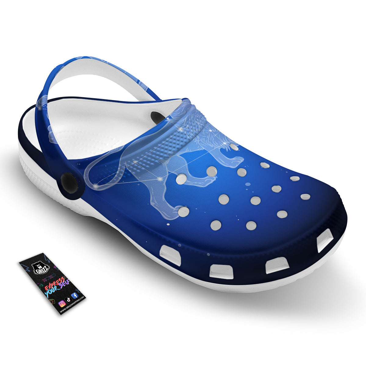 Leo Constellation Print Clog-grizzshop