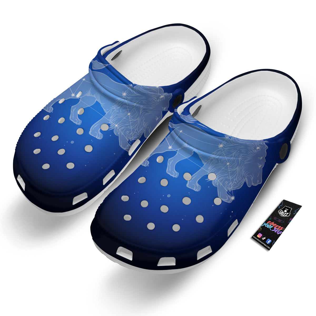 Leo Constellation Print Clog-grizzshop