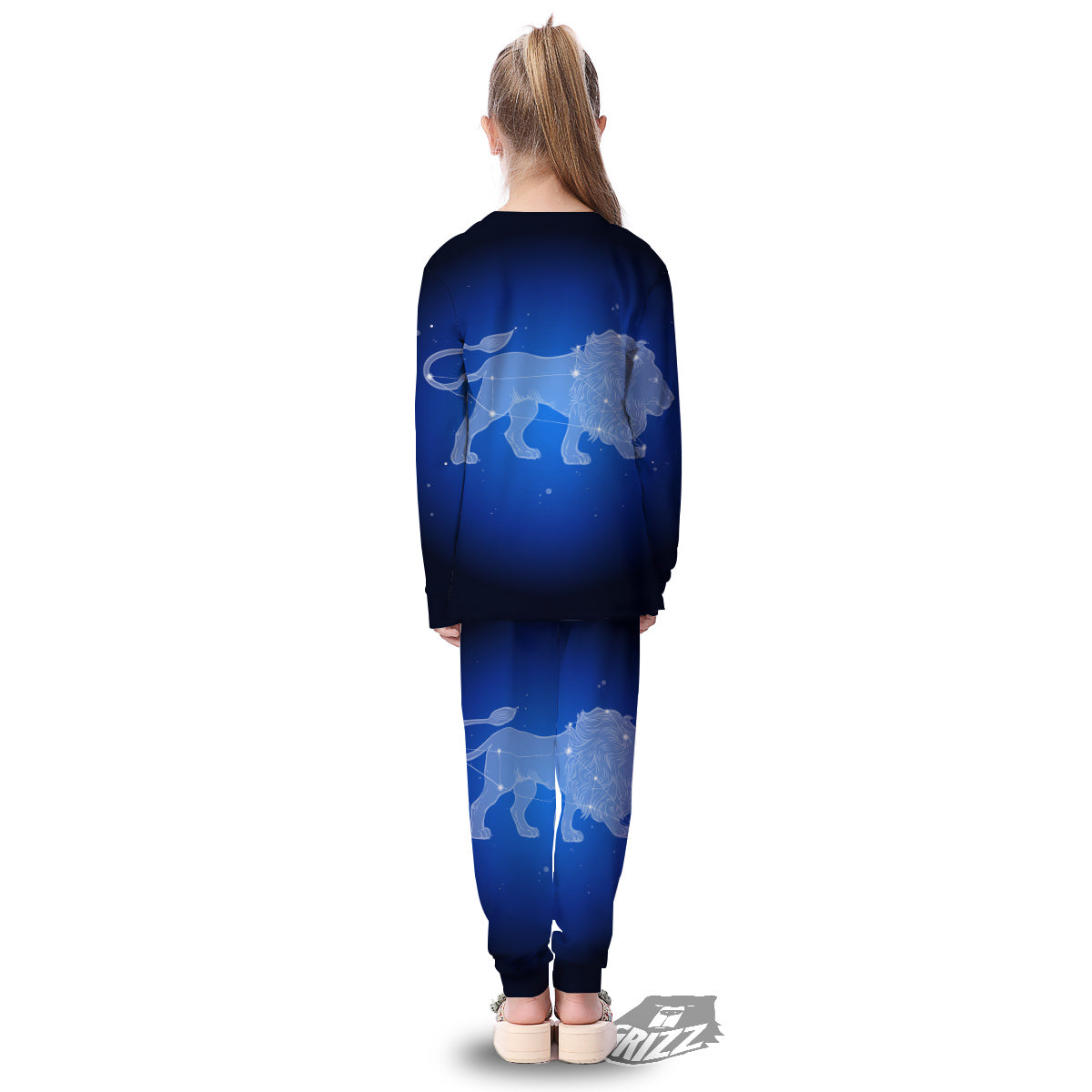 Leo Constellation Print Kid's Pajamas-grizzshop