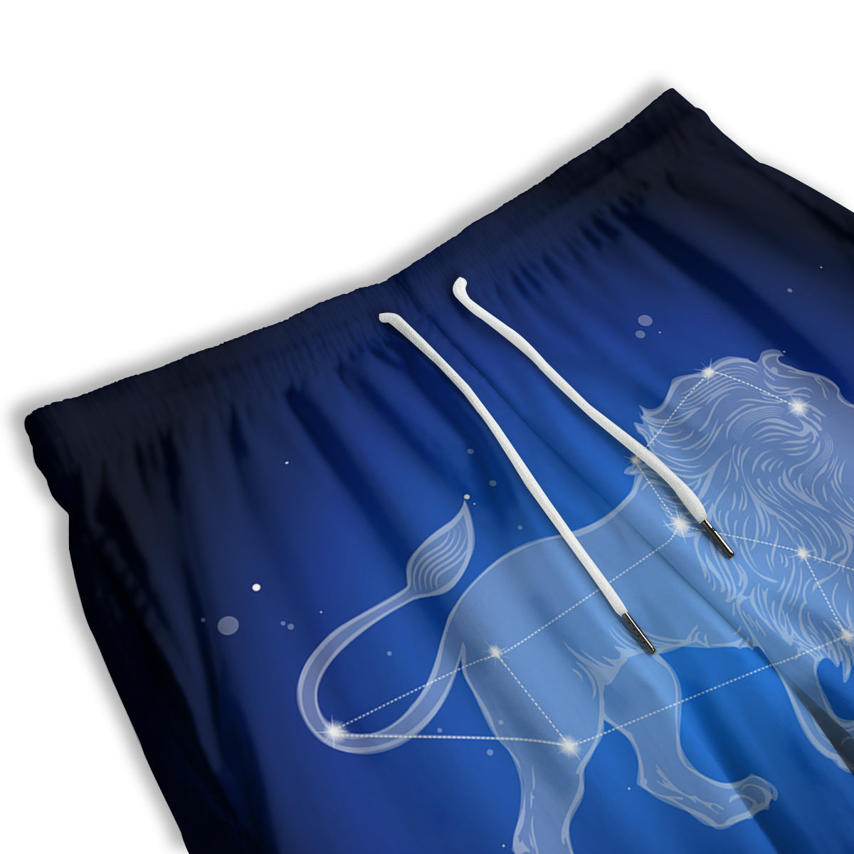 Leo Constellation Print Men's Athletic Shorts