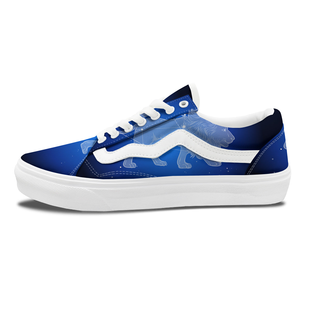 Leo Constellation Print Skate Shoes-grizzshop