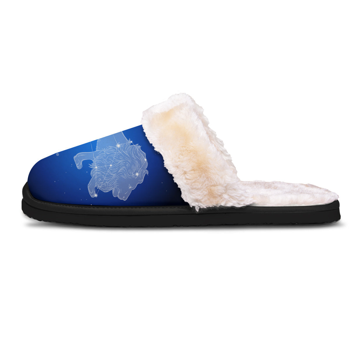 Leo Constellation Print Slippers-grizzshop
