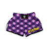 Leo Zodiac Pattern Print Muay Thai Boxing Shorts-grizzshop