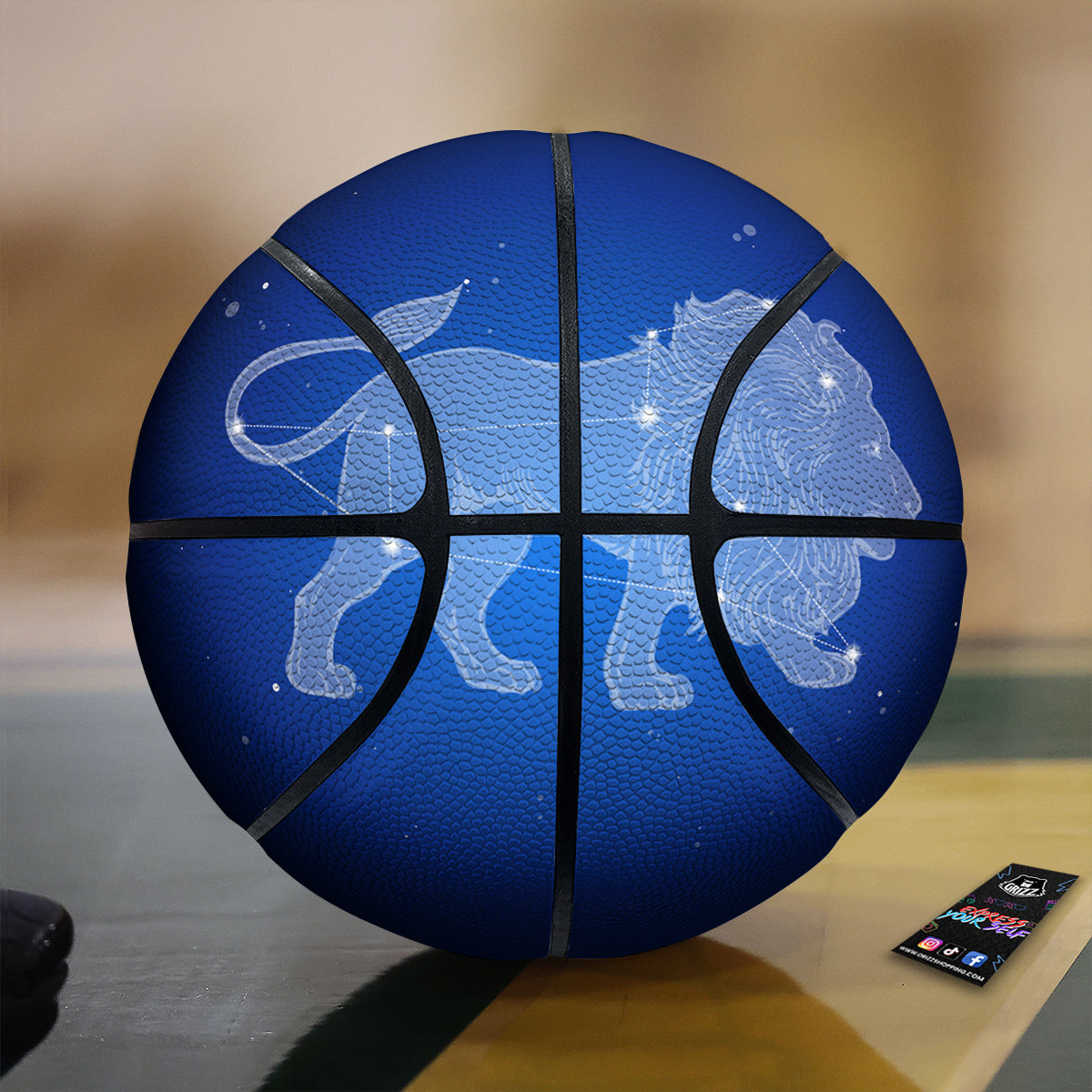 Leo Constellation Print Basketball