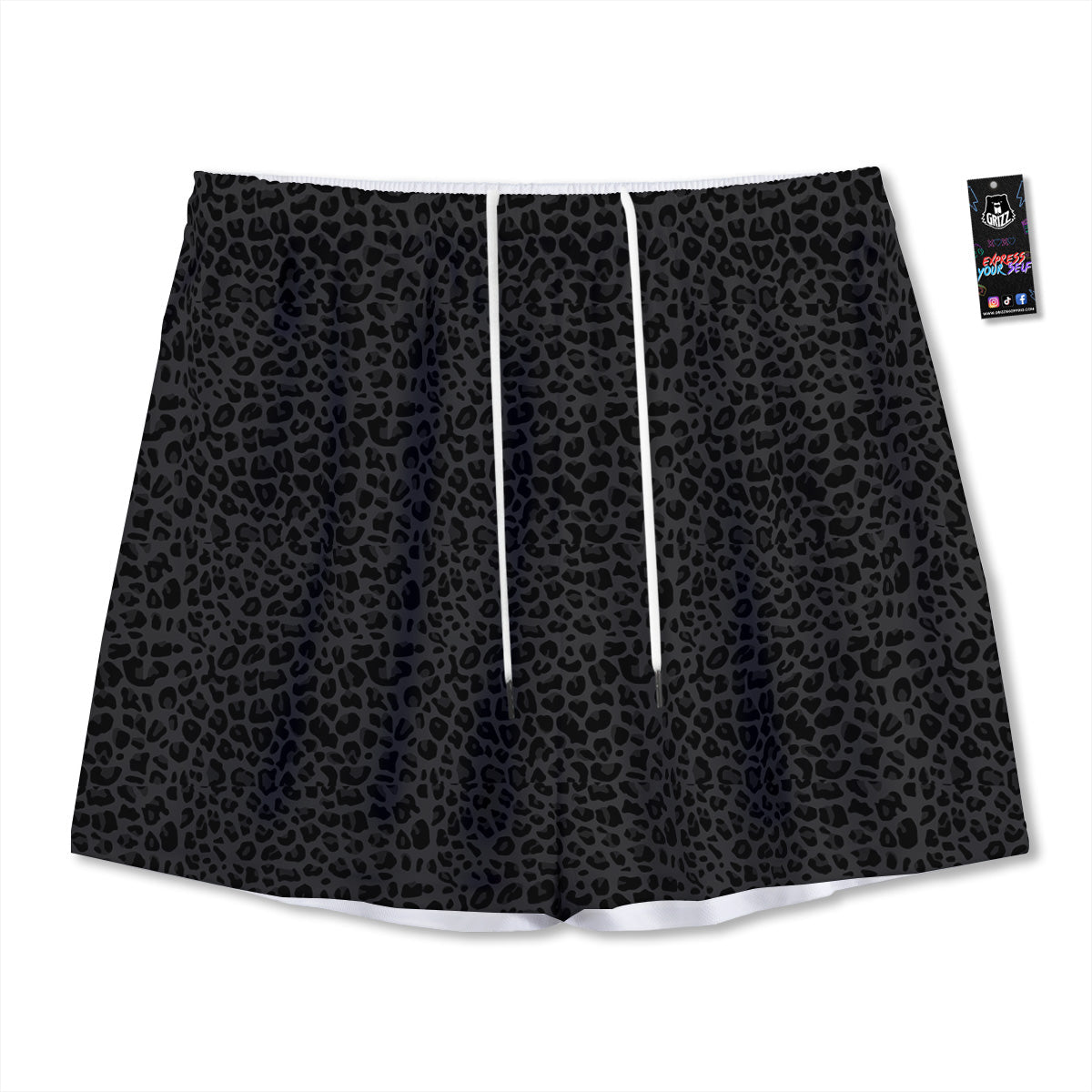 Jack Russell Terrier Drawing Print Mesh Shorts