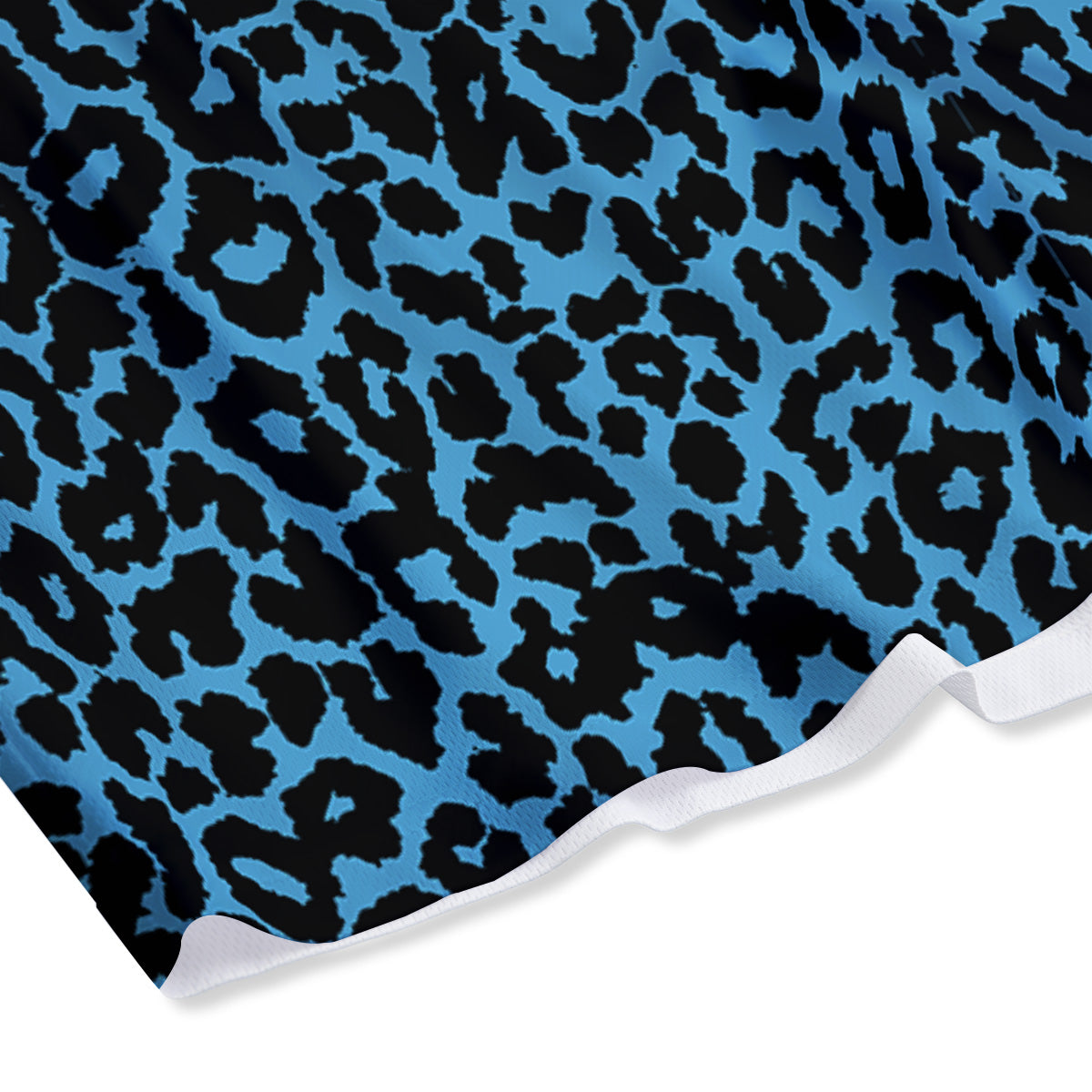 Jaguar And Eagle Print Pattern Mesh Shorts