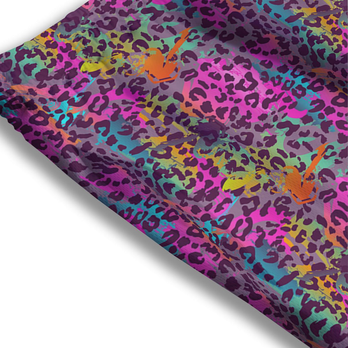 Jaguar Galaxy Print Mesh Shorts