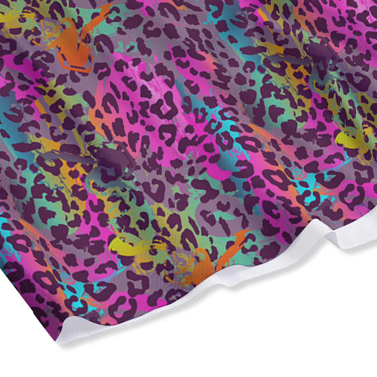 Jaguar Galaxy Print Mesh Shorts